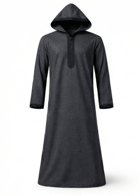 Black Winter Thobe